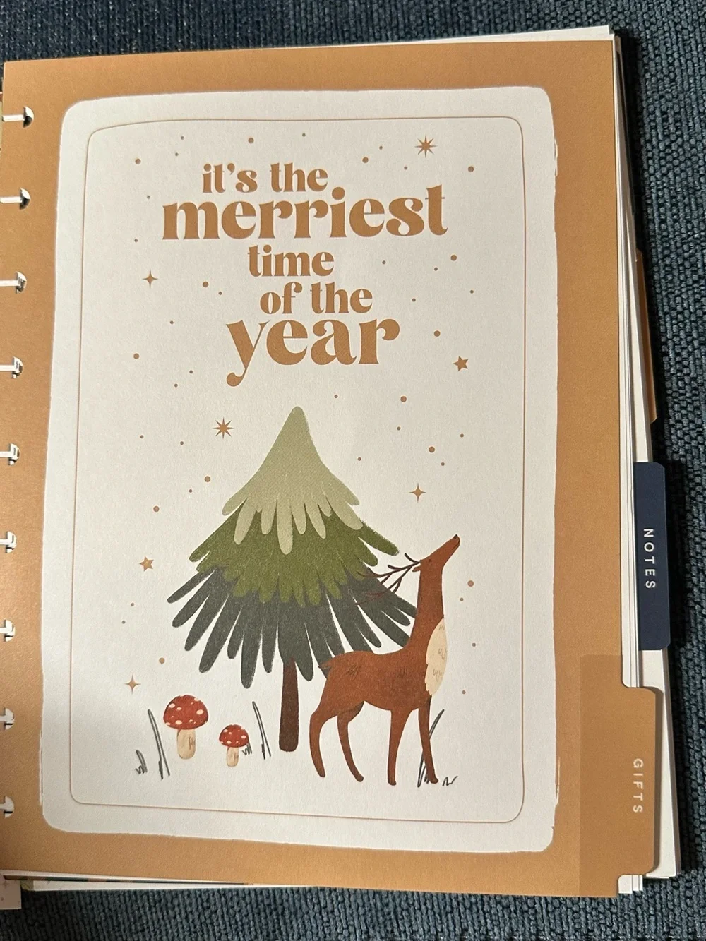 Happy Planner Red & Green Woodland Seasons Holiday Extension